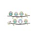 Anself Cartoon Cute Six Owl on the Tree DIY Wall Wallpaper Stickers Art Decor Mural Kid's Child Room Decal