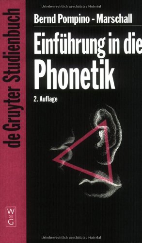 Einführung in die Phonetik (De Gruyter Studienbuch)