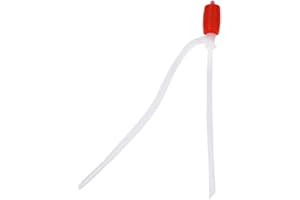 REFURBISHHOUSE Portable Pompe siphon Hose tuyau d'aspiration manuelle a main pour transfert d'essence Aquarium eau huile voiture auto car Gas Oil Liquid bateaux piscine