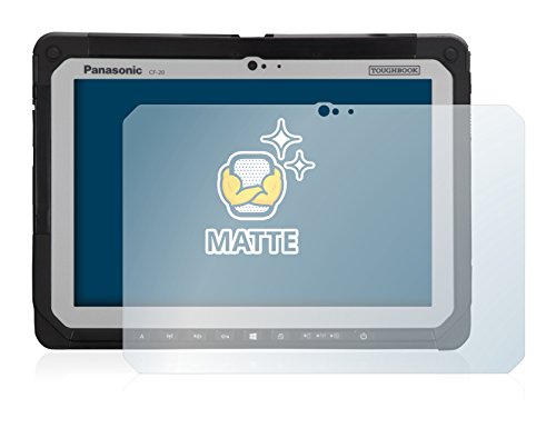 2x BROTECT Matte Displayschutzfolie für Panasonic Toughbook CF-20 Schutzfolie Matt, Antireflex Folie - 2