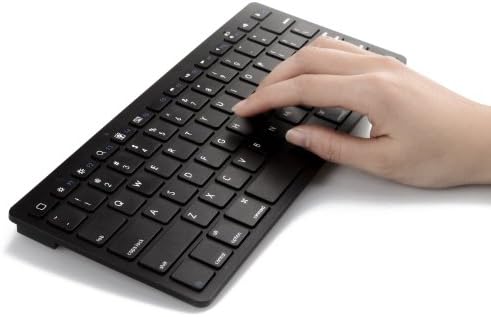 Compact Bluetooth Keyboard - Mac, iPad, iPhone, Windows, Android - Black