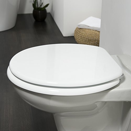 Tiger 250030646 WC-Sitz Grand Comfort, extra großer WC-Sitz für mehr Komfort, belastbar bis 250 KG, mit Absenkautomatik, Material: Holz, Farbe: weiß - 5