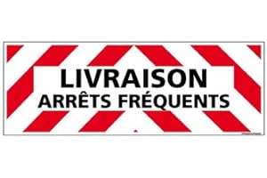 SIGNALÉTIQUE.BIZ FRANCE LIVRAISON ARRET FREQUENT - Adhésif Magnétique - Dimensions 500x150 mm