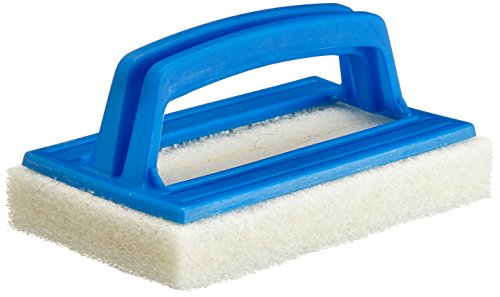 Steinbach Poolreinigung Handschrubber deluxe mit Griff, Blau, 145x85x25 mm