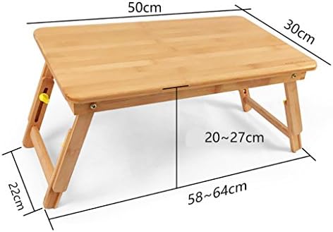 GYMyb Ironing Board Folding table computer desk bed small desk home folding lazy table dormitory dining table student desk Ironing Sets (Size : 50 * 30 * 27cm)