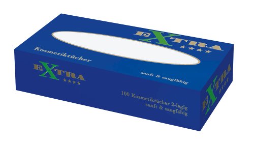 Preisvergleich Produktbild Kosmetiktücher EXTRA hochweiß 2-lagig