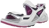  ECCO Damen Biom Terrain S Sha.White/Fuchsia Ya/Tex Sport- & Outdoor Sandalen, Weiß (Shadow White 57884), 36 EU