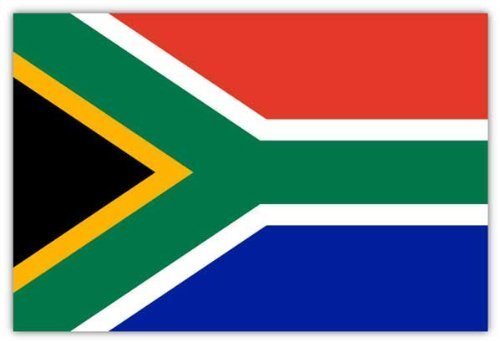 South Africa National African 5Ft x 3Ft Flag by Macallen TM