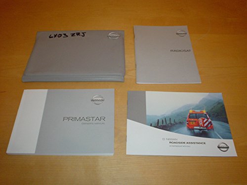 NISSAN PRIMASTAR OWNERS MANUAL HANDBOOK PRIMA STAR VAN COMBI MINIBUS - 2.0 Litre PETROL ENGINE 1.9 dCi DIESEL - OWNER'S HAND BOOK MANUAL