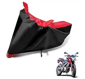 Euro Care Bajaj Pulsar 200 NS Waterproof - UV Protection & Dust Proof Full Bike Two Wheeler Body Cover(Black/Red)