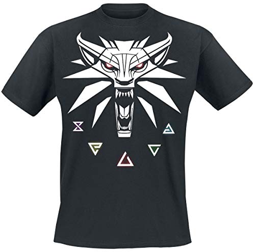 Preisvergleich Produktbild The Witcher Signs of T-Shirt schwarz XL