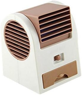 WF Creative Usb Air Conditioning Fan, Fragrance Fan, Perfume Fan , Brown,brown