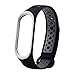 Produktbild Cypapa® Hochwertiger Leichter Ersatz belüftet Sporst Soft Armband Strap für Xiaomi Mi Band 3 (Normale Größe Mi Band 3, E)