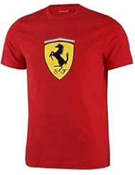 Ferrari rojo Classic Shield – Camiseta de manga corta