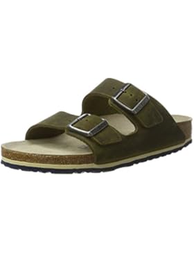 BIRKENSTOCK Unisex-Erwachsene Arizona Leder Softfootbed Pantoletten