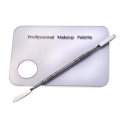 Biutee Kosmetik Make Up Palette Spatula für Kosmetik Pigment mischen 15x10 cm Schleifen Maniküre Nail Art Dekorationen Nageldesign Nagelkunst Nagel