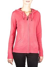 Hoodie | Sudadera Con Capucha et Cremallera Para Mujer 100 % De Cachemira