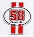 Produktbild Eisen auf bestickt Patch Simoncelli 58 Super Sic Italia