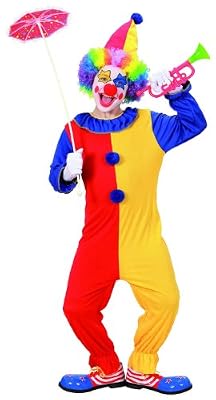Widmann - Déguisement clown bicolore 5/7 ans