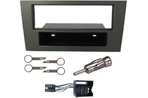 Sound-way Kit Montage autoradio façade Cadre de Radio 1 din Ford Mondeo 2003-2007