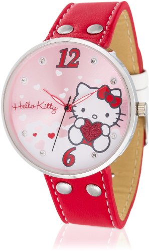 Hello Kitty Mädchen-Armbanduhr Analog Quarz HK9004-568