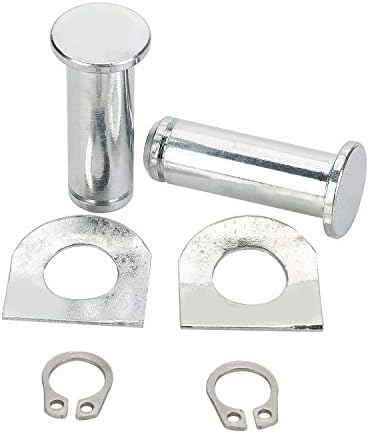 CICMOD 3/8 Foot Pegs Mounting Pins Bolts Stainless Steel For Harley Male Mount Foot Peg