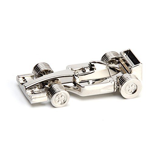 Novelty USB Trader Memorystick Formel 1- / F1-Auto aus Edelstahl (16 GB, USB 2.0) Lieferung in magnetischer Geschenkbox - 2