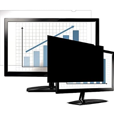 Fellowes PrivaScreen 4807001 - Filtre de confidentialité Noir pour écran 21,5" Panoramique - Facile à installer et à retirer