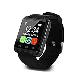 Speedster Smart Watch : Bluetooth-Armbanduhr-Smartphone for für Samsung HTC LG Android OS Handy und Apple iOS iPhone-Remote Camera Selfie & Phone Call Sync Nachricht & Anti-Verlorene