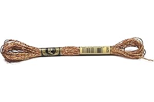 Redsea Gold and Silver Wire Embroidery Floss Thread for Hand Embroidery and Sewing (Metallic Color Gold, 1x8m)