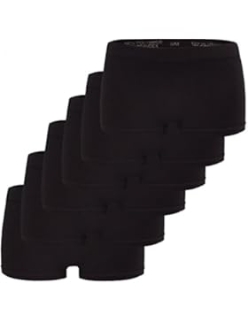 6er Pack Seamless Damen Panties Hipsters Boxershorts Perfekter Sitz sechs Farben