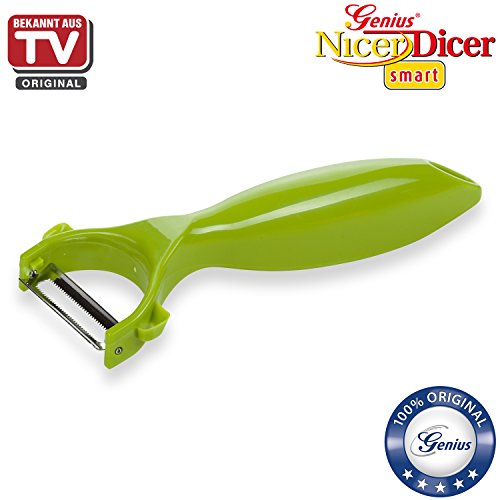 Genius Nicer Dicer Smart | 9 Teile | Schneiden | Würfeln | Hobeln | Schälen | Aufbewahren | Obst- und Gemüse-Schneider | NEU - 8