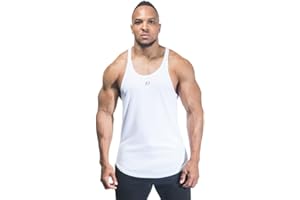 DECISIVE FITNESS Slim Fit Gym Stringer Vest For Men Breathable and Quick Dry Sportswear Bodybuilding premium Tank Top for Workout Weight Lifting Running Muscle Athletic Top Plain
