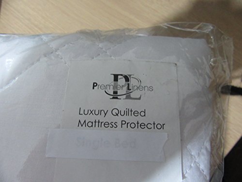 Classic Linen Matratzenschoner antiallergen – Baumwoll-Polyester gesteppt 150x200cm für hohe Matratzen bis 33 cm Höhe - 2