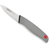 Arcos Cuchillo Pelador Acero Inoxidable. Cuchillo Cocina Profesional para Cortar, Pelar y Limpiar Alimentos. Mango Ergonómico