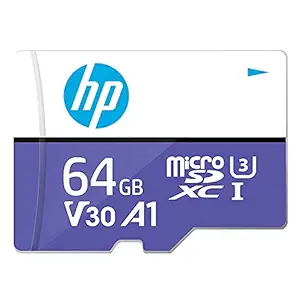 HP Micro SD Card 64GB with Adapter A1 U3 V30 (Purple) (HFUD064-MX330)