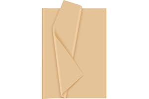 Bouiexye 60 fogli di carta velina kraft, carta velina di Natale in bulk per confezioni regalo fai da te, per arte e artigianato floreale, compleanno, festività (51x37 cm/20 x 14,5 pollici)