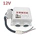 Produktbild ATpart Auto Elektroradiator 12V 24V Auto Glas Defroster 2 Löcher Elektroheizung LKW Defogging