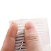 20 Sheet Invisible Breathable Stretch Fiber Narrow Double Eyelid Stickers Tape with Fork
