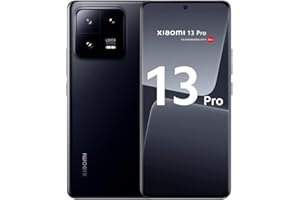 Xiaomi 13 Pro Céramique Noir 12 Go de RAM 256 Go de ROM, WQHD+ Écran AMOLED dynamique 120 Hz