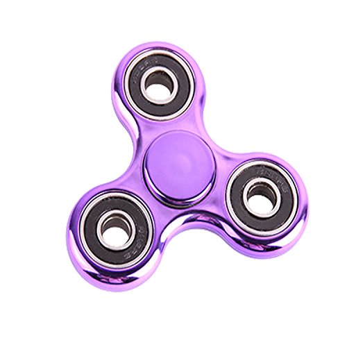 L-FENG-UK Hand Fidget Finger Spinner Focus Reduce Stress Tool (Violet) L-FENG-UK Hand Fidget Finger Spinner Focus Reduce Stress Tool (Violet)