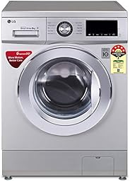 LG 8.0 Kg 5 Star Inverter Fully-Automatic Front Loading Washing Machine (FHM1208ZDL, Luxury Silver, Direct Dri