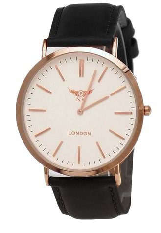 NY London designer Slim Unisex Damen/Herren Leder Armband Uhr, Schwarz,Wei,Rose Gold, super flach, inkl.Uhrenbox NY London designer Slim Unisex Damen/Herren Leder Armband Uhr, Schwarz,Wei,Rose Gold, super flach, inkl.Uhrenbox