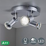 lampen für gu10 fassung STILVOLL - Die elegante Deckenleuchte ist ein wahrer Blickfang und passt mit den Maßen 160x82mm (DxH) wunderbar über einen Esstisch oder in ein Wohnzimmer.