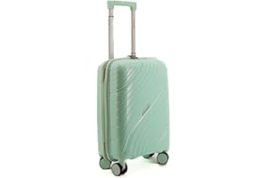 NPLE Valigetta da Cabina XS Sotto Sedile con Ruote Rimovibili, Polipropilene, 45x35x20 cm, Zip Antifurto e Blocco 3 Combinazioni