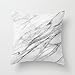 Produktbild GONIESA Cotton Canvas Carrara Marble Throw Cushion Cover Pillowcase, 16x16 Inch/40cmx40cm