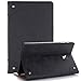 Price comparison product image Tab S4 10.5 Case Samsung, elecfan Premium PU Leather Ultra Slim Vintage Book Style Magnetic Auto Sleep/Wake Smart Stand Folio Flip Cover Built-in Card Slot for 10.5 inch Samsung Galaxy Tab S4 SM-T830 (Wi-Fi)/SM-T835 4G (LTE) - Black
