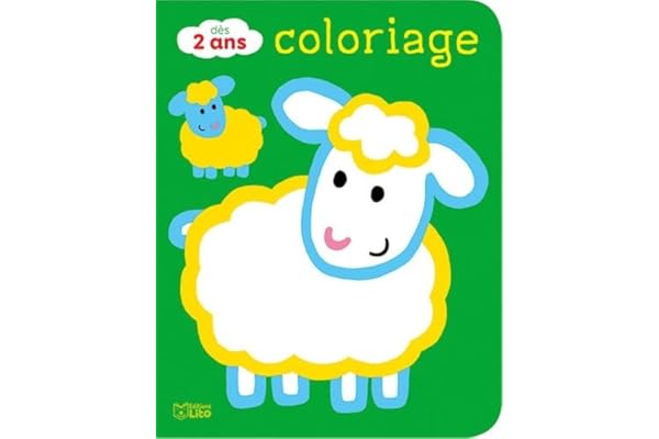 Coloriages pour les tout-petits: Les animaux de la ferme - Dès 2 ans