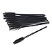 Disposable Eyelash Mini Brush Mascara Wands Applicator Spoolers Makeup Pack of 100 Pcs Color Black