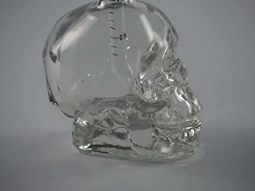 4X 50ml Totenkopfflasche mit Pipette und Skala Ideal um Flüssigkeiten zu mischen E-Liquid und Aroma wie auch in der Kosmetik für Nagelack und ähnlichem, sowie Hobbies im Modelbau und Labor - 5